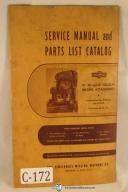 Cincinnati-Cincinnati 16\", 20\", 24\" Circular Milling Attachment Service & Parts List Manual-16\"-20\"-24\"-01